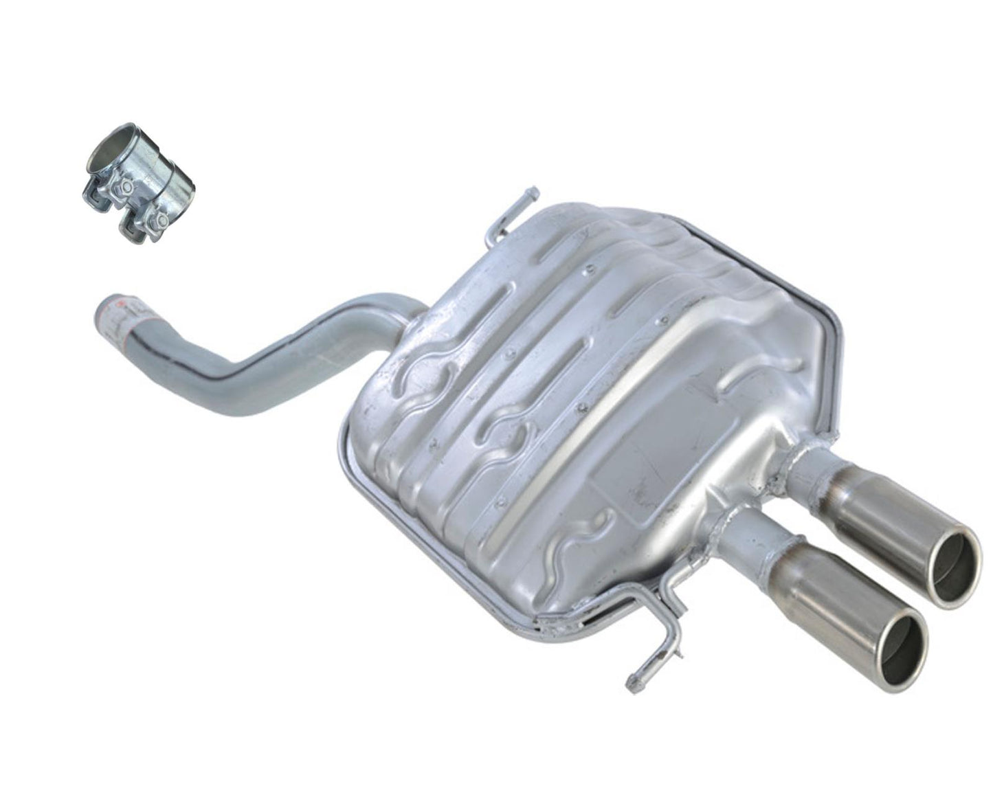 Rear Muffler Assembly With Connector Fits 2006-2010 Volkswagen Passat 2.0L