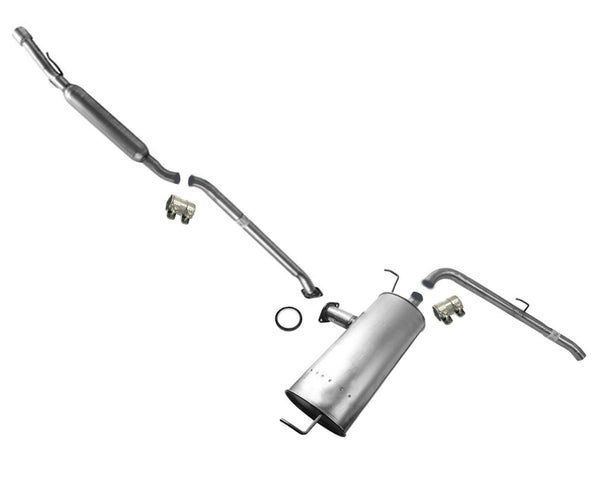 Resonator Pipe Muffler Tail Pipe for Toyota Sienna 2007 2010 Front Wheel Drive