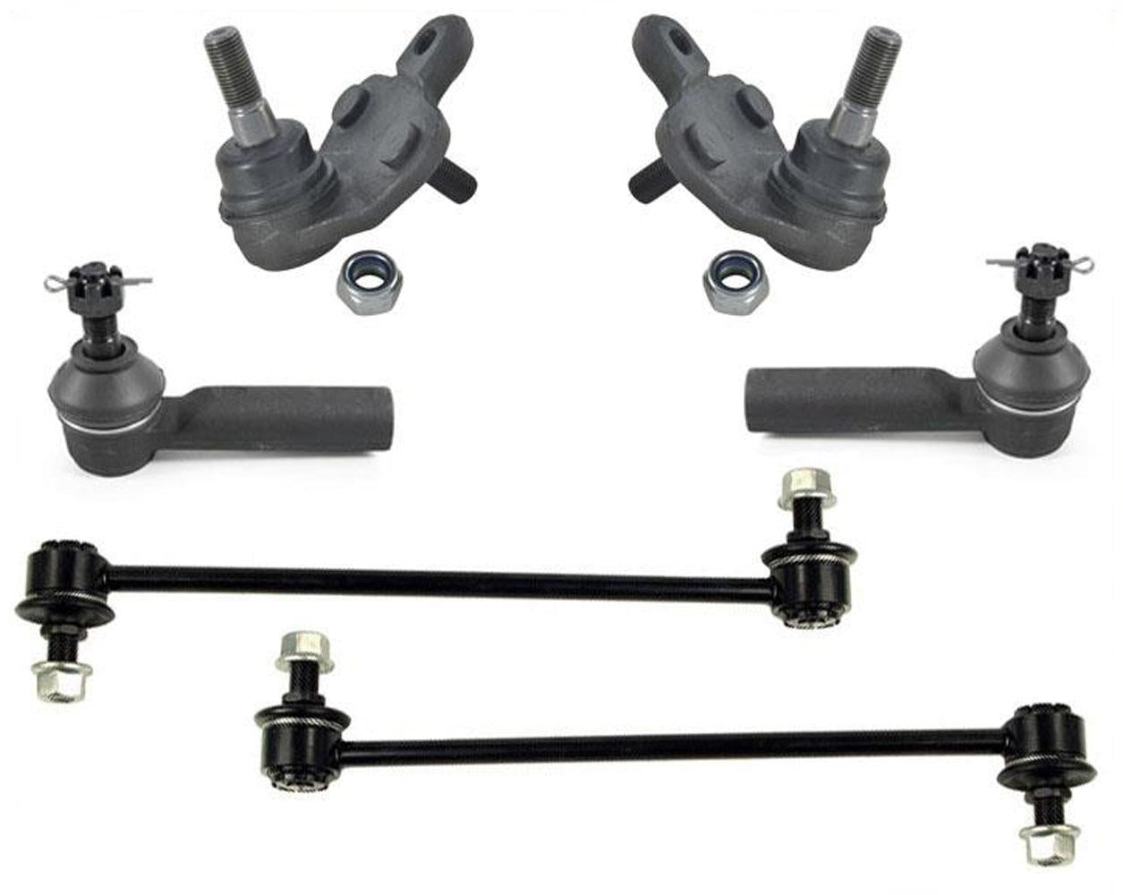 Fits 2009-2013 Matrix 1.8L Corolla Ball Joint Tie Rod Ends Frt Sway Bar Links