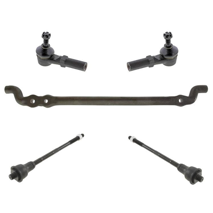 Center Link Tie Rods for Chevrolet 4 Wheel Drive Silverado 2500HD 2001-2010 5Pc
