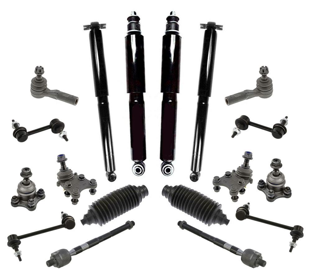 Tie Rods Ball Joints Links 18Pc for Chevrolet Colorado Torsion Bar 4 Wheel Drive