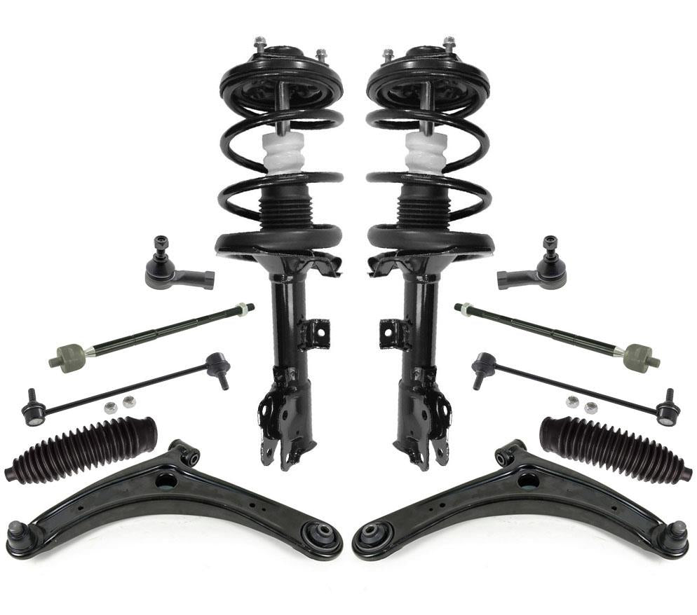 Suspension Chassis Kit 07-13 for Mitsubishi Outlander LS With 2nd Row Seat 10Pc