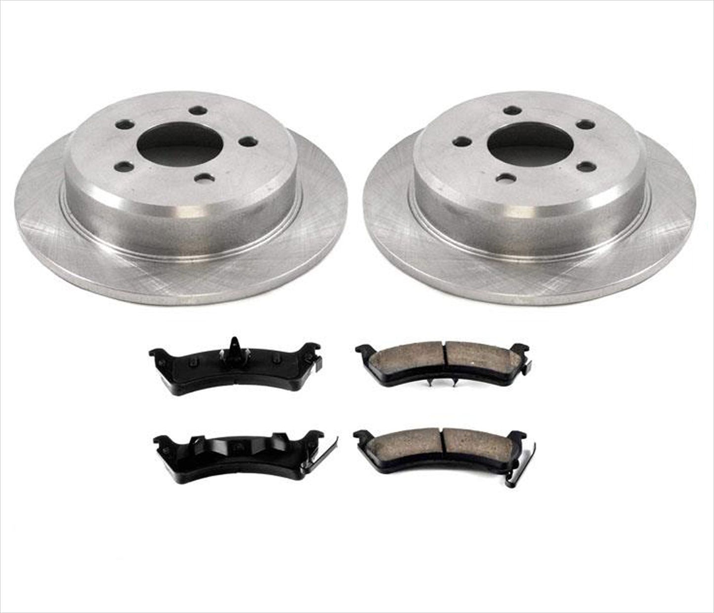 Rear Disc Rotors & Ceramic Brake Pads for Jeep Grand Cherokee 93-98