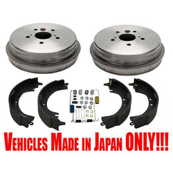 Built in Japan Only 02-06 for Toyota Camry 2.4L Rear Brake Drums & Shoes 4pc