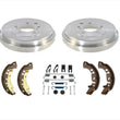 Zapatas de freno de tambor trasero y kit de resorte para Nissan Sentra 13-19