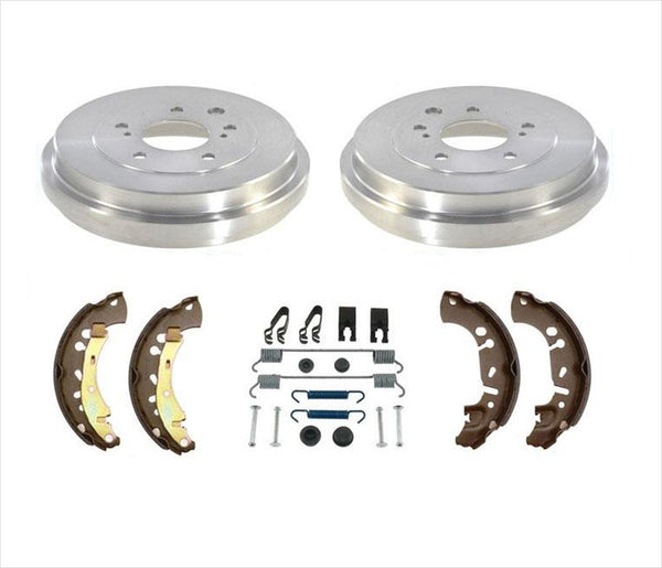 Zapatas de freno de tambor trasero y kit de resorte para Nissan Sentra 13-19