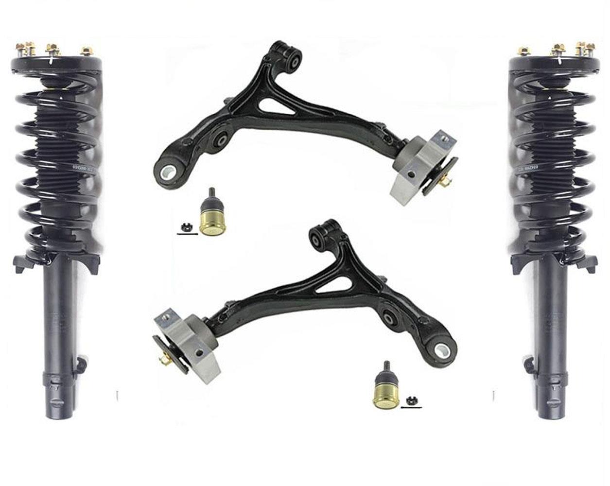 Front Complete Struts Front Lower Control Arms & Ball Joints for Acura TL 09-14