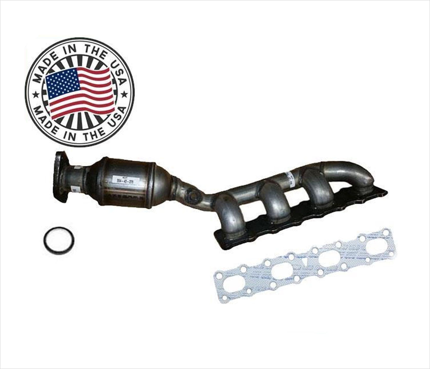 Driver Side Manifold Catalytic Converter W Gaskets for Nissan 2004-15 Titan 5.6L
