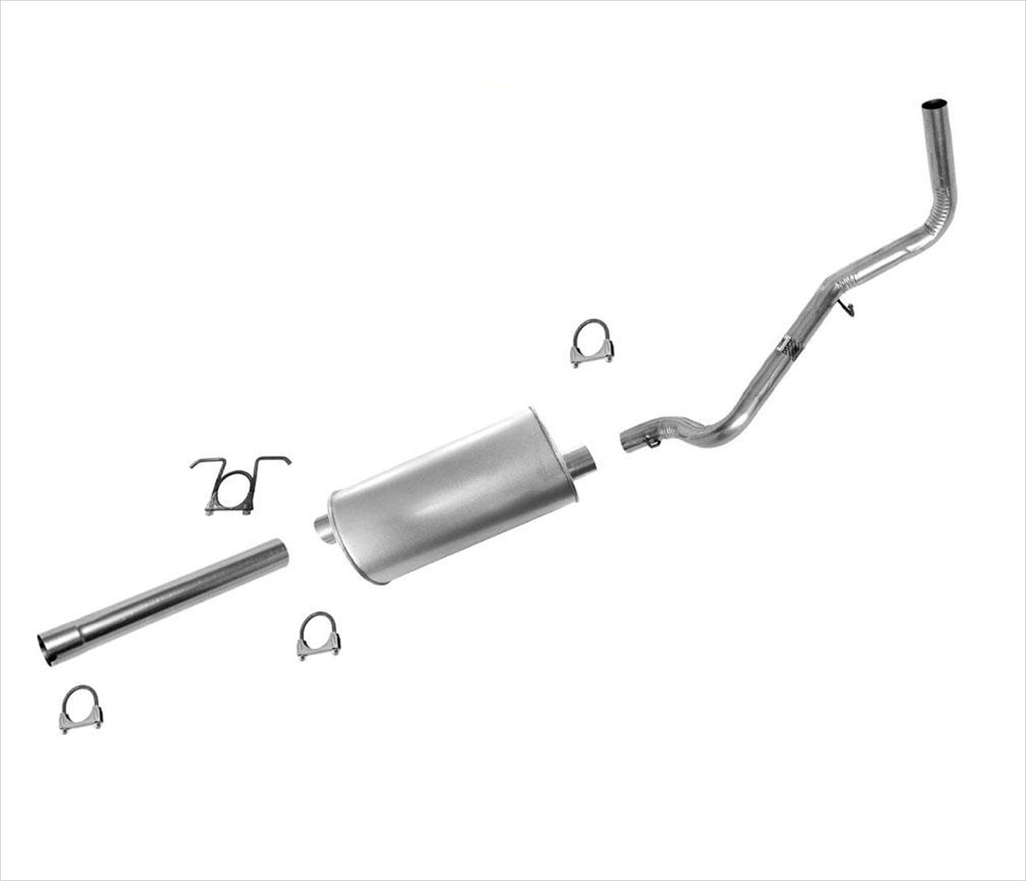 Se adapta al sistema de escape silenciador con base de rueda Ddoge Dakota 124 y 131 97-99
