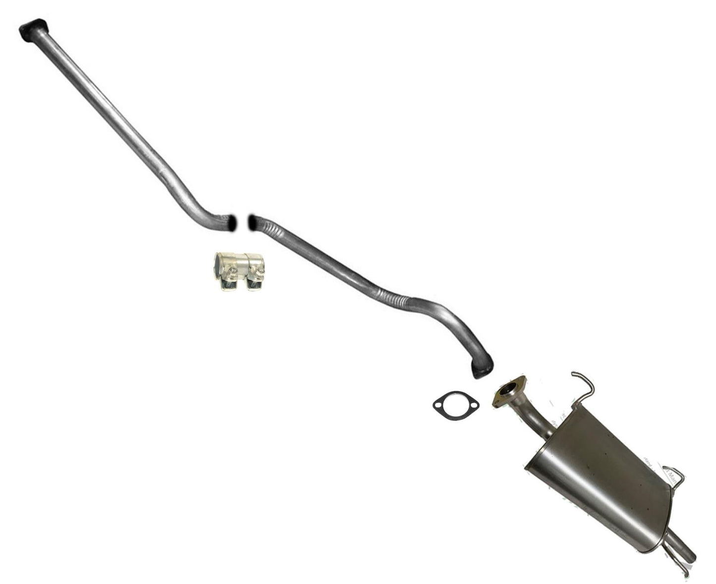 Para 00-01 Nissan Sentra 1.8L Silenciador Tubo de escape Sys SÓLO EMISIONES DE CALIFORNIA