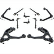 Front Lower & Upper Control Arms Tie Rods & Links For Dodge Durango 04-09 10 Pcs