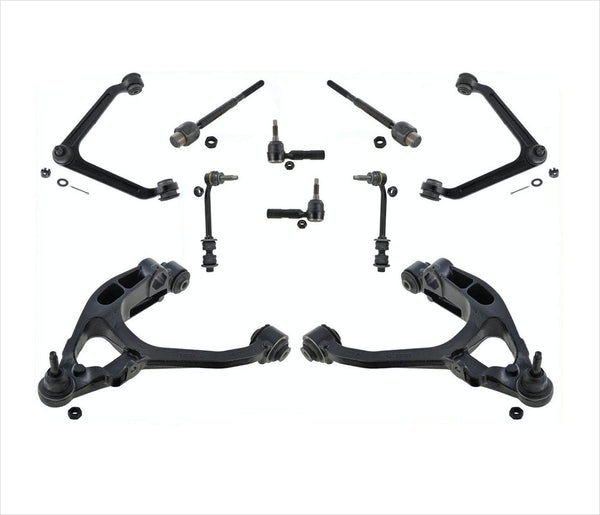 Front Lower & Upper Control Arms Tie Rods & Links For Dodge Durango 04-09 10 Pcs