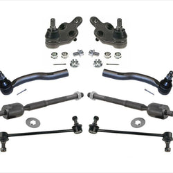 100% New Lower Ball Joints Tie Rods Sway Bar Links for 07-2011 Toyota Camry 8pc