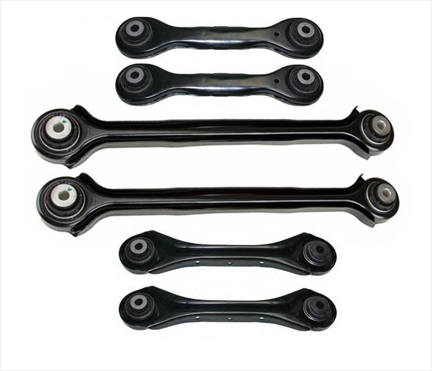 (6) Brazos de control superiores traseros y delanteros de la parte trasera del automóvil para BMW 328I 2009-2013
