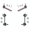 (2) Front Outer Tie Rods & (2) Front Sway Bar Links For 06-15 MX5 Miata