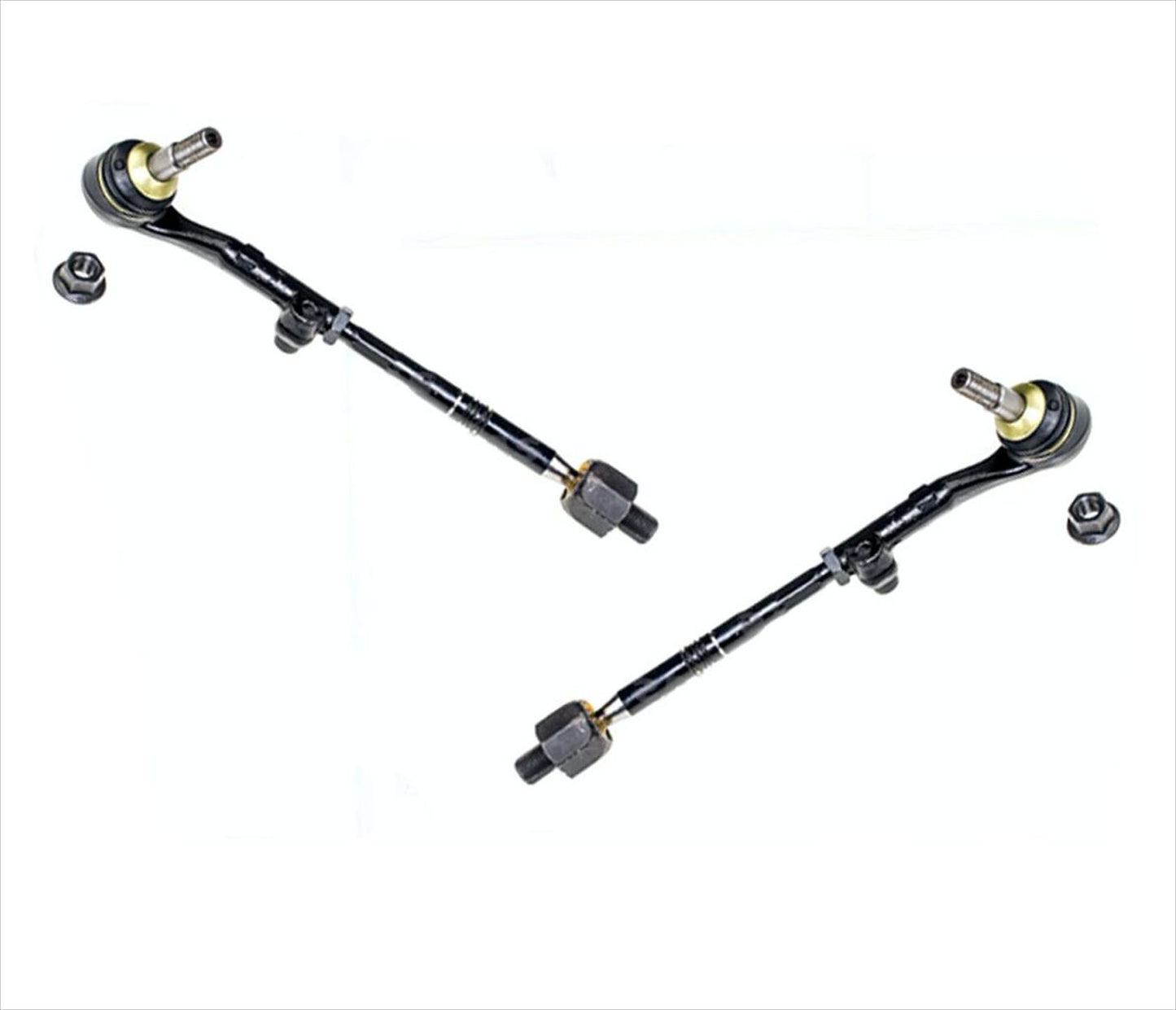 Para BMW 2007-2012 328i 335i Conjunto de varillas de amarre interiores y exteriores de tracción trasera 2 piezas