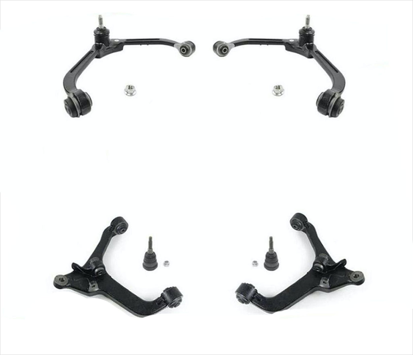Front Lower & Upper Control Arms & Ball Joints Fits For Jeep Liberty 02-04