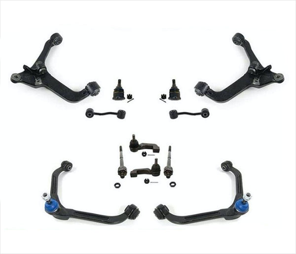 Fits 05-07 Jeep Liberty Front Lower & Upper Control Arms BJ Tie Rods Links