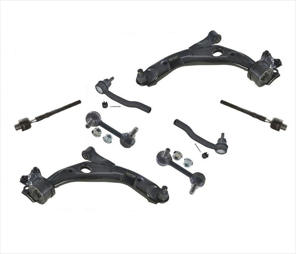 Control Arms Ball joints Outer Tie Rods & Sway Bar Links Fits CX-9 07-14 8Pc Kit