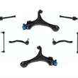 Front Lower Control Arms W/ BJs 8Pcs Chassis Kit Fits Honda Civic 2012-2015