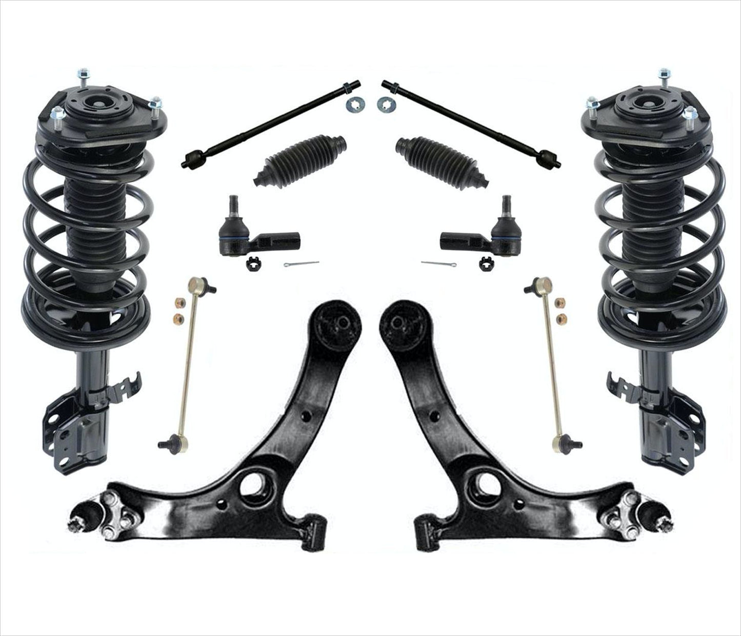 Barras de acoplamiento de brazos de control delanteros 12P para Toyota Matrix con tracción delantera 03-08