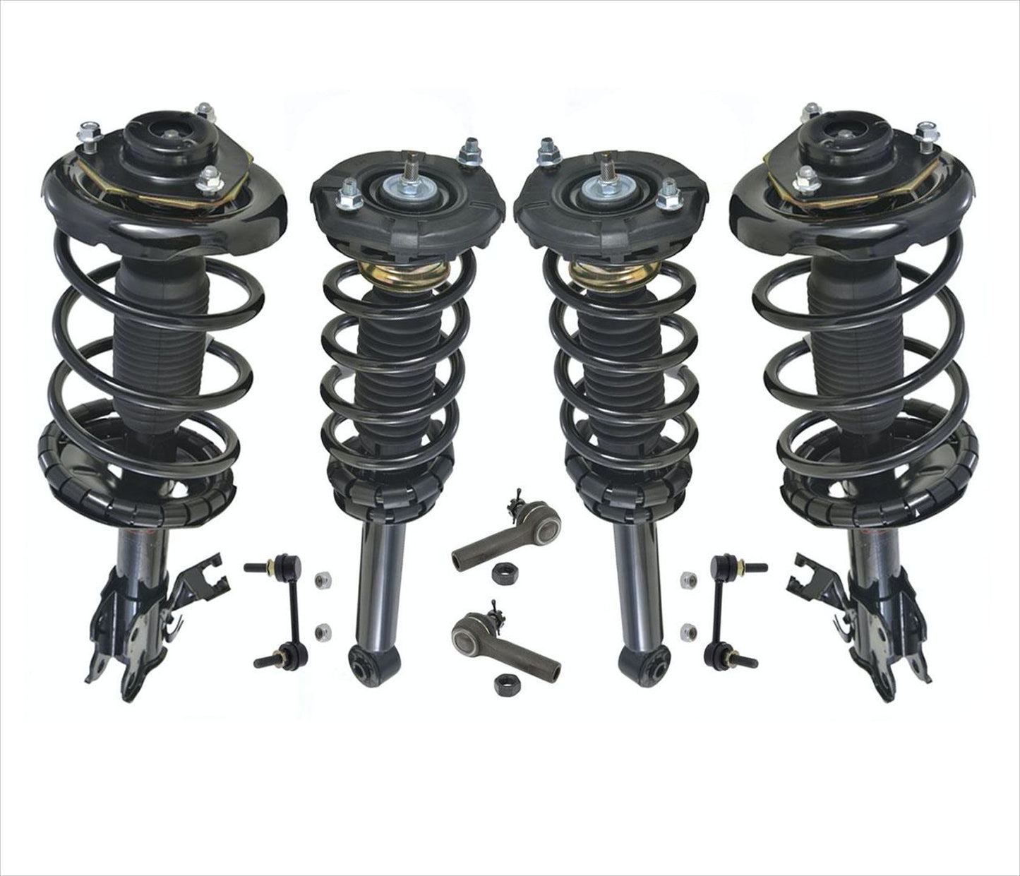 Varillas y enlaces de puntal delantero y trasero para 02-03 Maxima / 02-04 I35 NO ELECTRÓNICO