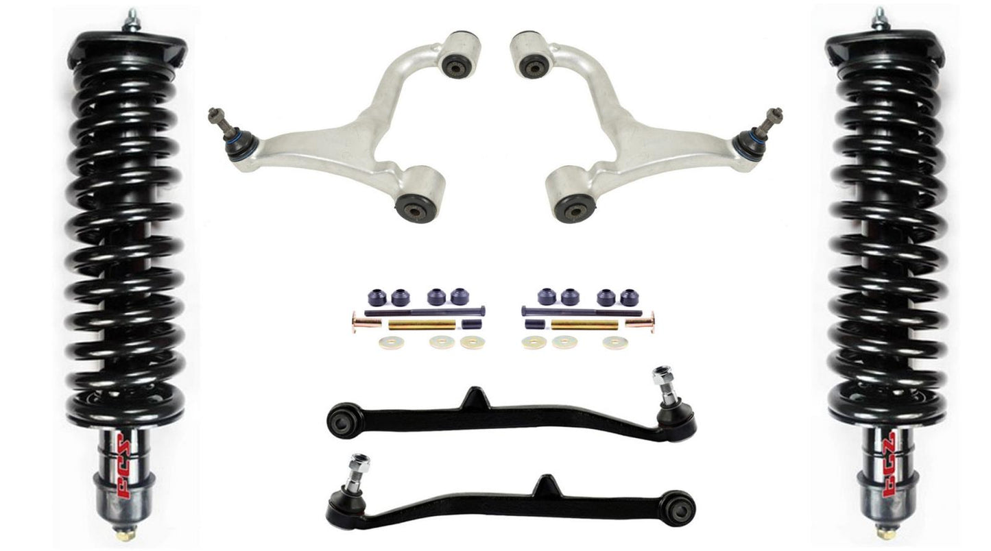 Se adapta a brazos de control superiores traseros Mercedes Benz ML320 98-03, puntales y enlaces completos
