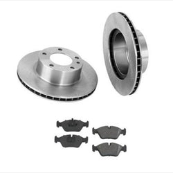 Fits 1982-1988 BMW 528E Front Brake Disc Rotor Rotors & Pads
