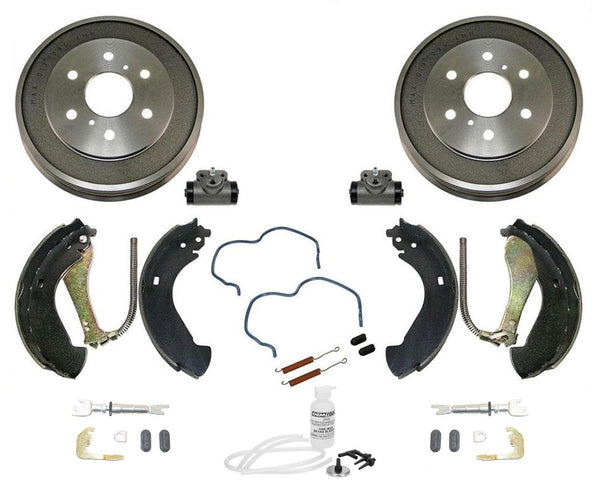 Para modelos GMC Silverado 1500 05-08 con tambor de freno trasero y zapatas de freno, 9 piezas