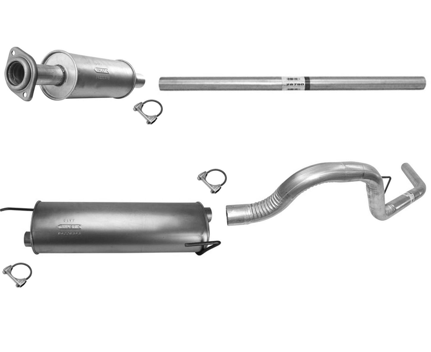 For 2011 2012 2013 2014 Ford F-150 5.0L With 145 Wheel Base Exhaust System