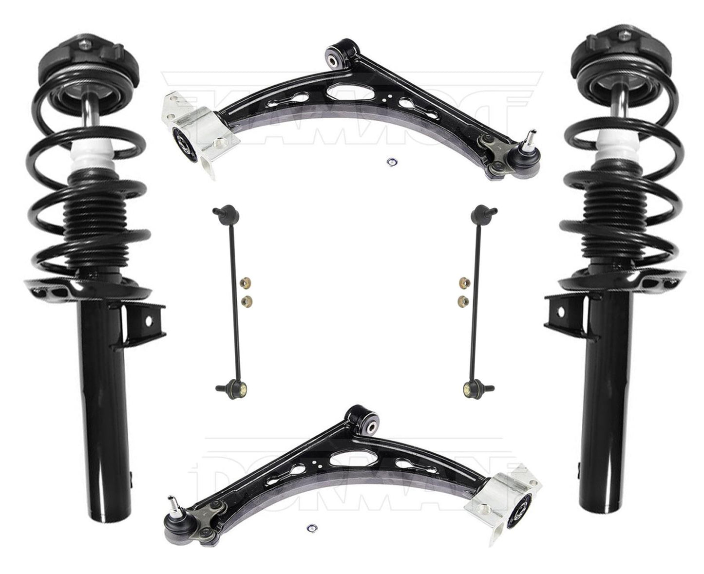 Improved Cast Iron Lower Control Arms With Ball Joints For 06-09 Audi A3