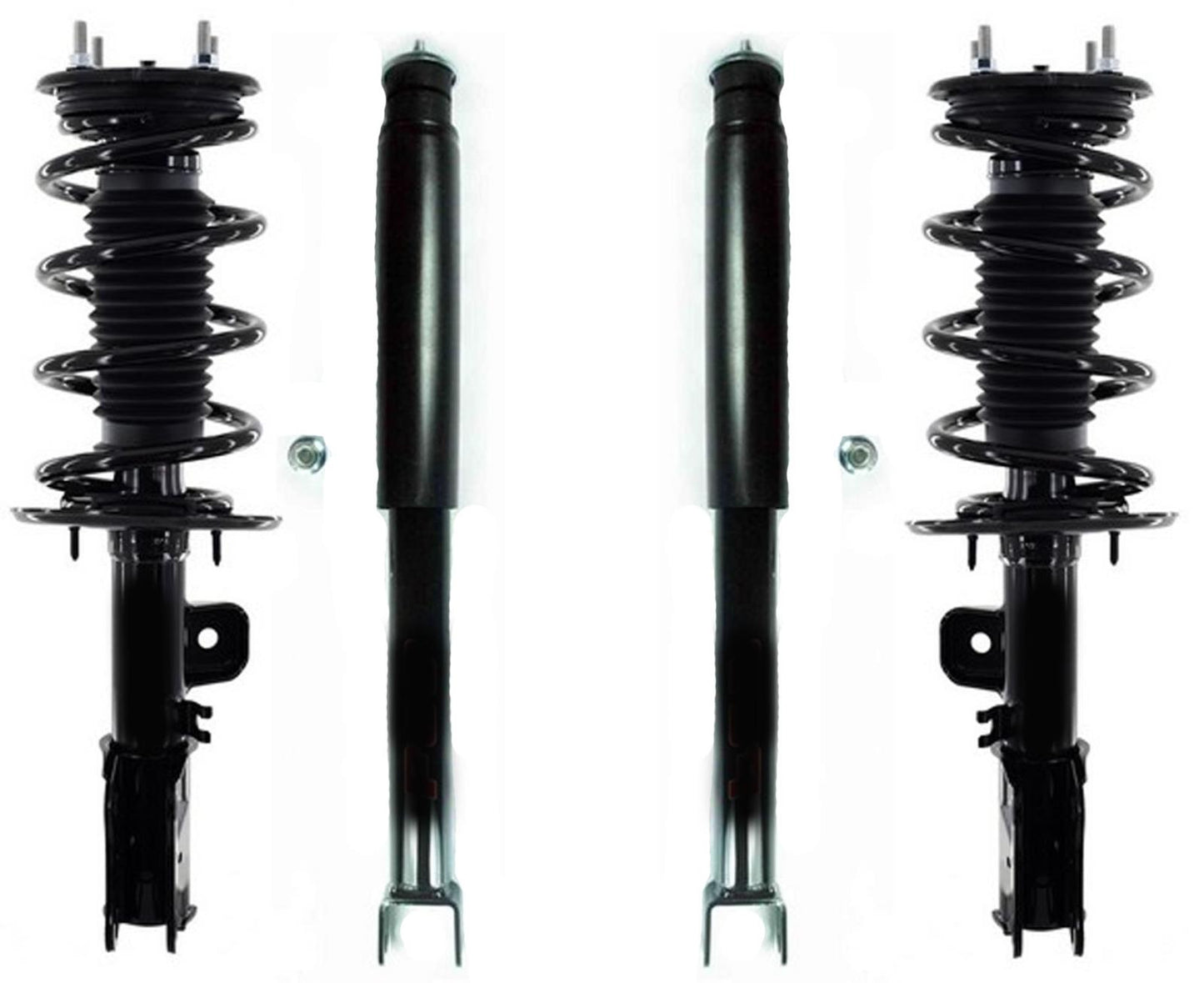Conjunto de puntales de resorte helicoidal delantero + amortiguador para Ford Police Interceptor Sedan 13-19