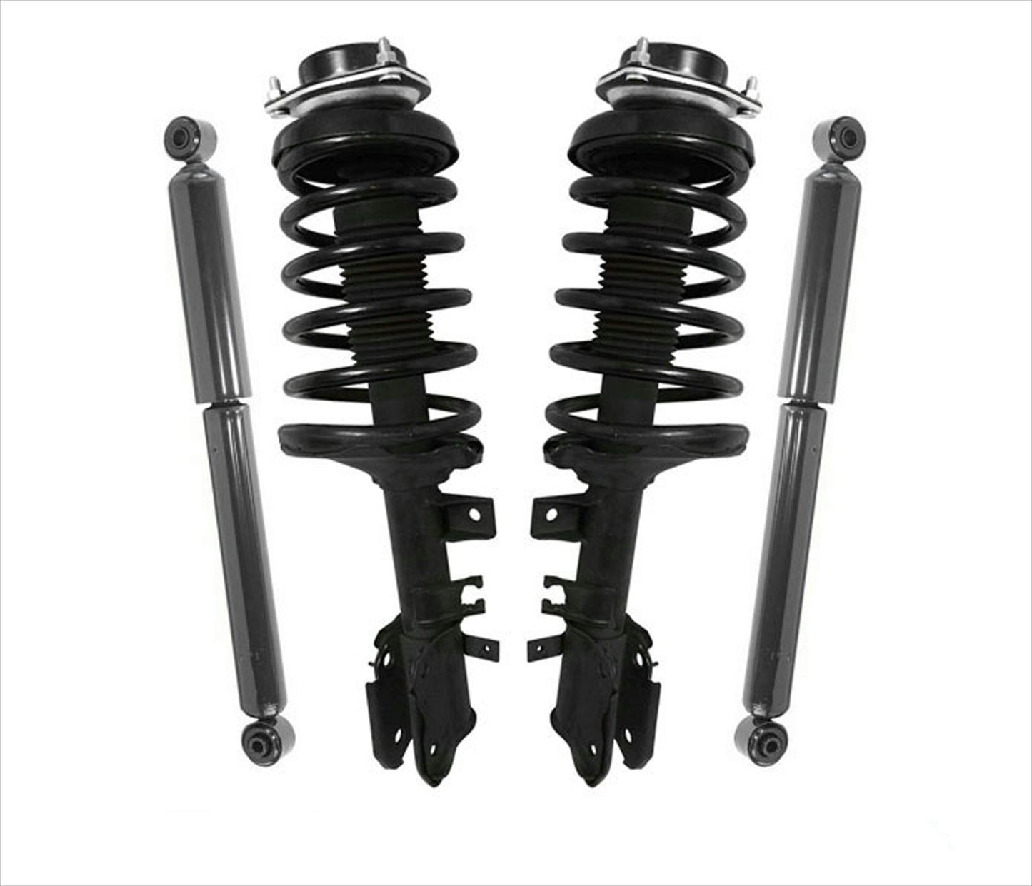 Frt Coil Spring Strut Assem Shocks Set Fits 96 to Pro Date 11/98 Pathfinder 4pc