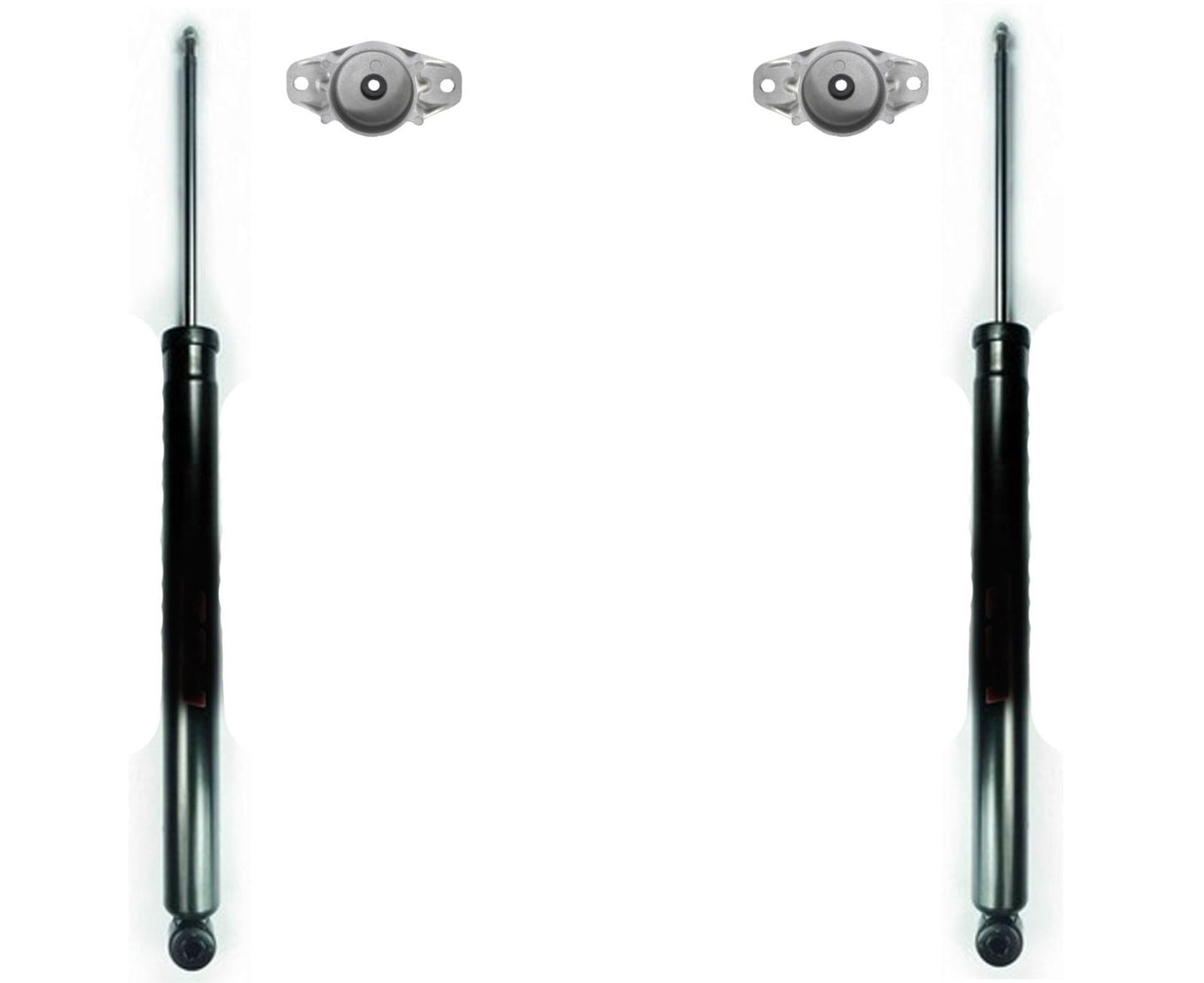 Rear Shock Absorbers With Upper Support Mounts Fits for 2012-2018 Ford Focus
