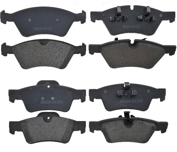 Front and Rear Ceramic Brake Pad Set 2006-2010 Mercedes GL ML R