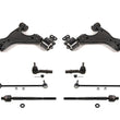 Fits 09-17 Traverse Lower Control Arm Ball Joint Bracket W Bushings Tie Rods 8Pc