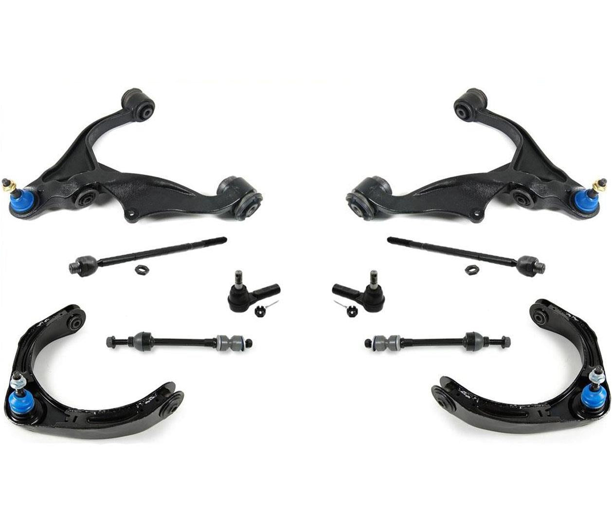 Fits 06-08 Ram 1500 4 Wheel Drive 5 Lugs Front Control Arms Ball Joints Tie Rods