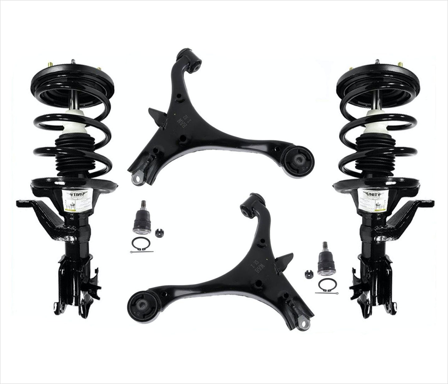 Brazos de control delanteros completos y rótulas para Honda Civic 1.7L 03-05