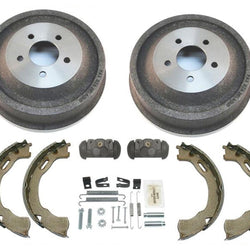 For Ford 2001 2002 Explorer Sport Trac Rear Brake Drums & Shoes Cylinders 6pc