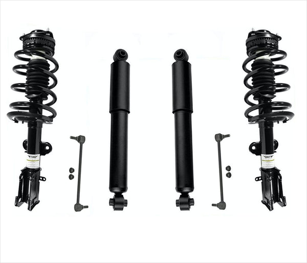 Front Complete Struts Rear Shocks and Links for Dodge Grand Caravan 08-14