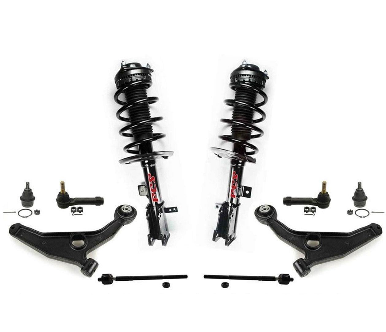 For 08-14 Avenger Sedan 2.4L 2.7L Front Coil Spring Strut Control Arms Tie 10P