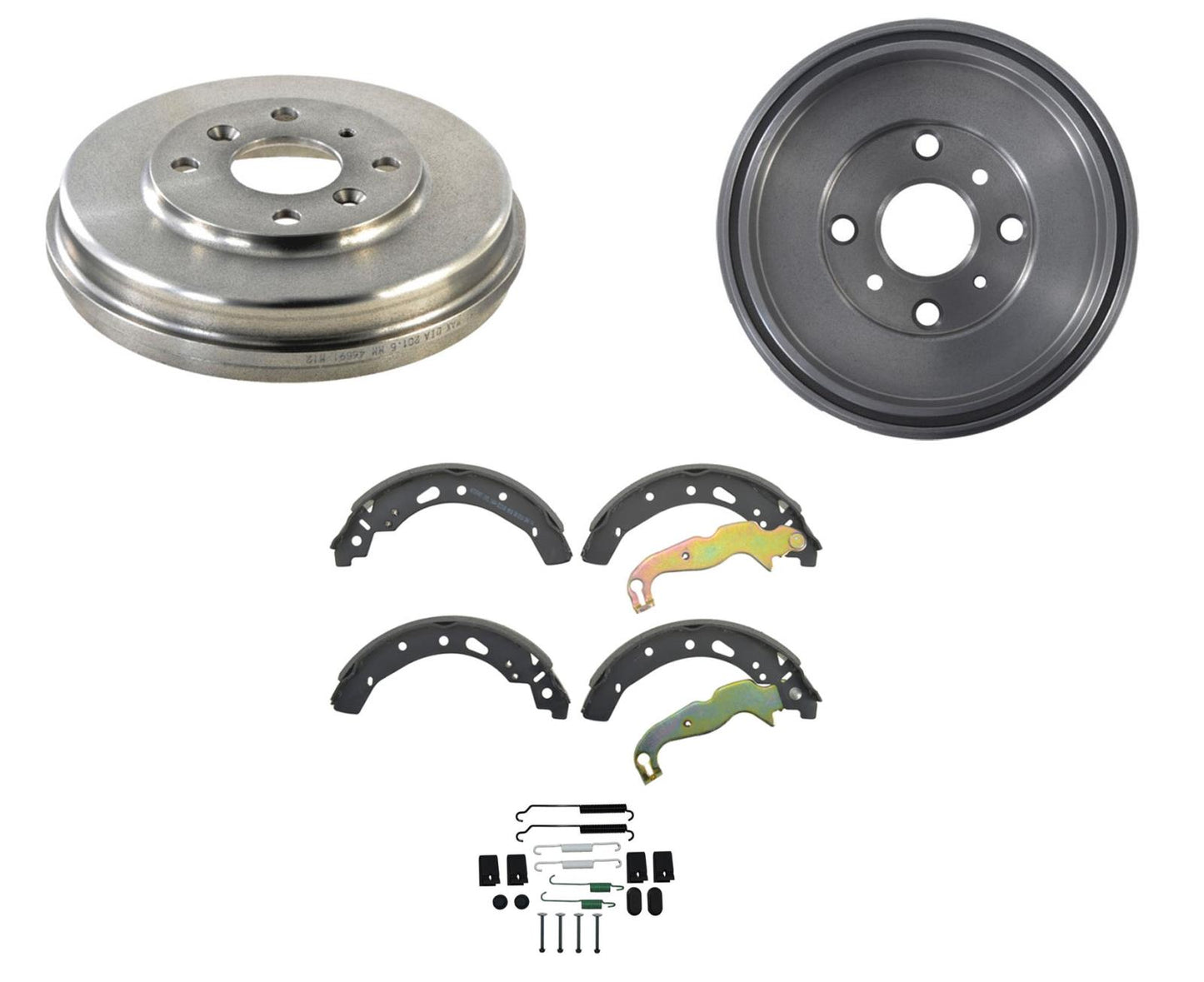 Rear Brake Drums Brake Shoes & Brake Shoe Springs For Toyota Yaris 2019-2020