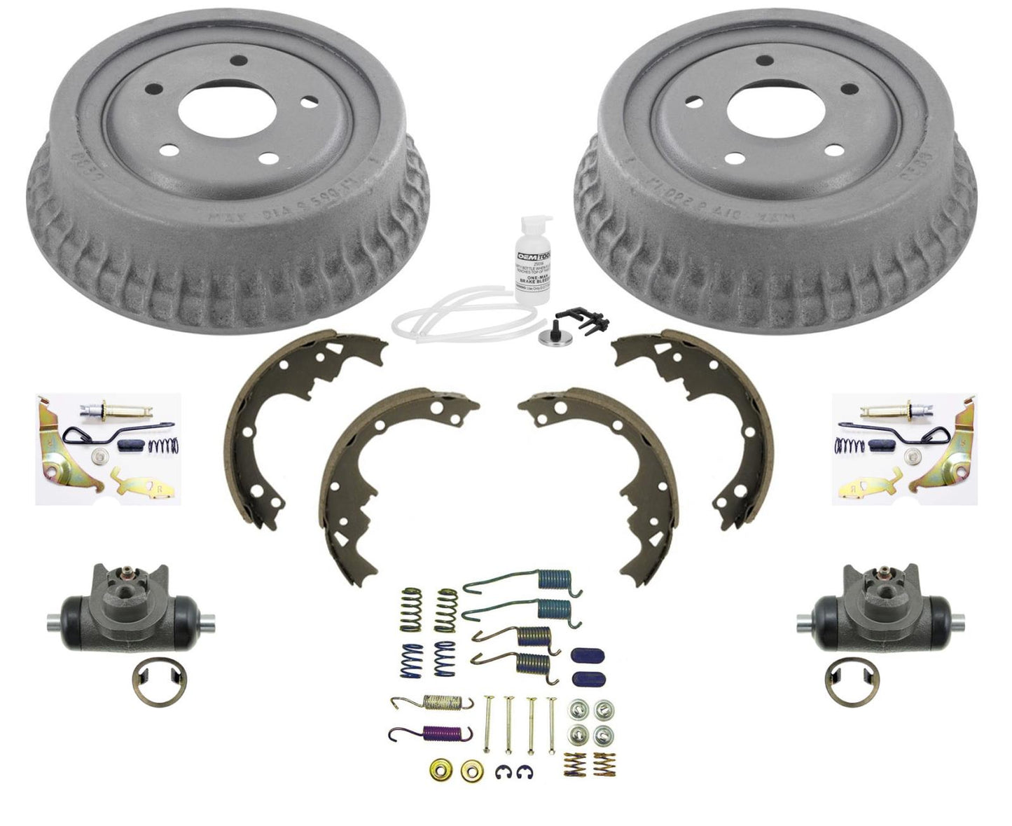 Para 83-88 GMC S10 tracción trasera recoger tambor de freno Cy Springs ajuste de rueda 9p