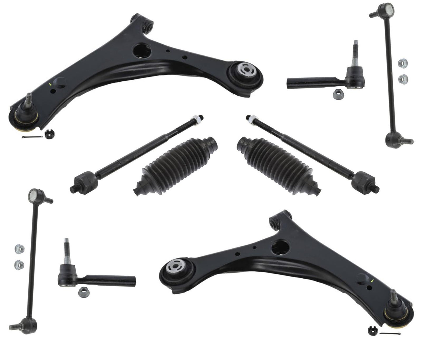 For 2008-2010 Dodge Grand Caravan Left & Right Lower Control Arms Chassis Kit