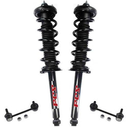 REAR Complete Strut & Coil Spring Assemblys Sway Bar For Acura TSX 04-08 4Pcs