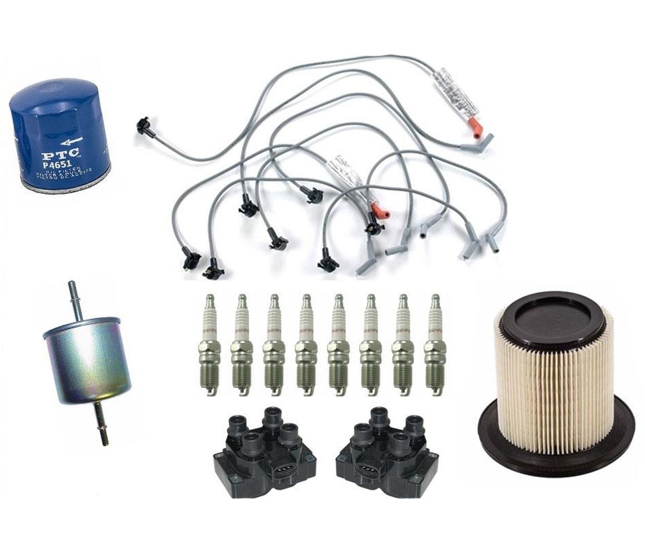Spark Plugs Wires Coils Air Gas Filters For Ford Explorer 5.0L 1996-1997