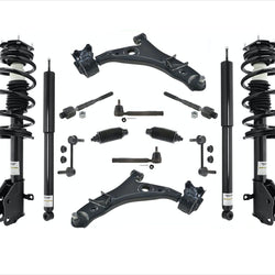 Front Struts Rear Shocks Control Arms 14 Pcs Kit For 11-14 Ford Edge