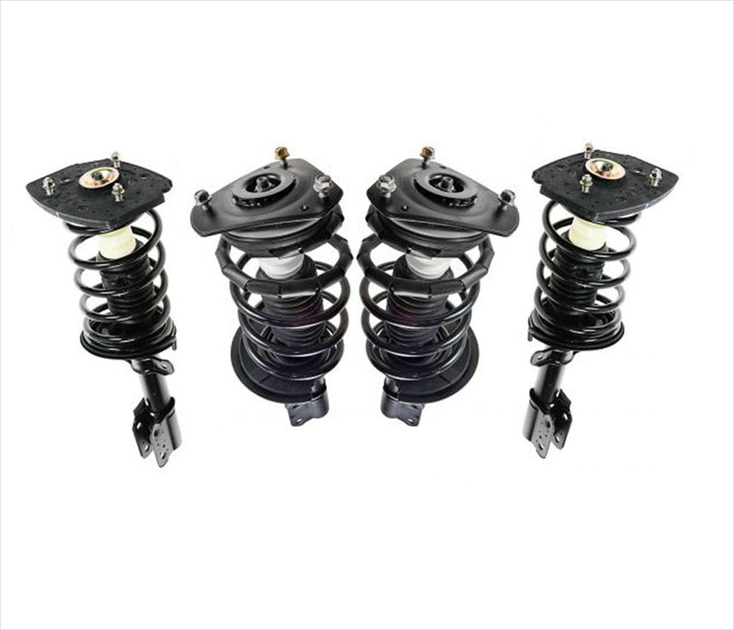 (4) Puntales de resorte helicoidales completos Ft Rr 100% nuevos para Chevy Monte Carlo 00-07