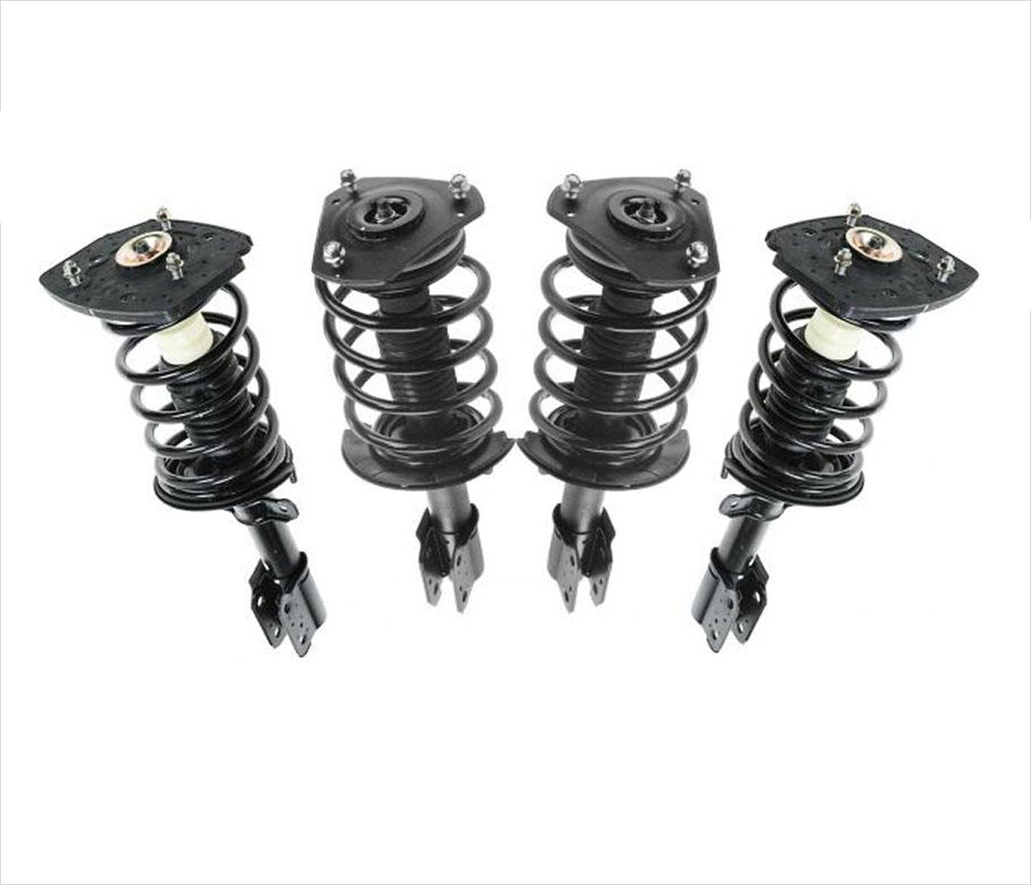 (4) Puntales de resorte helicoidales completos 100% nuevos para base de llanta de 16 pulgadas 04-08 Grand Prix