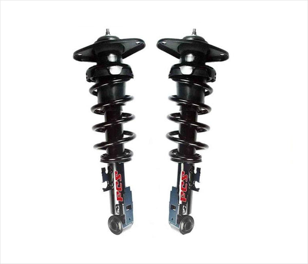 (2) Puntales de resorte helicoidales completos R 100% nuevos para el modelo base 1.6L Mini Cooper 07-14